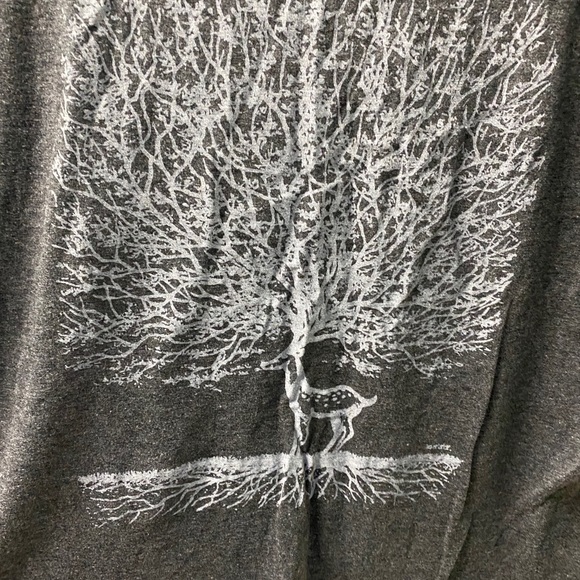 New Music System T-Shirt Stag Tree - Picture 3 of 3
